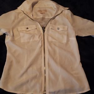 Michael Kors zip-up blouse